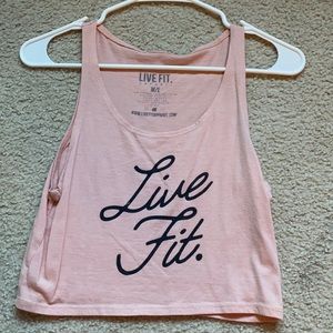 Live fit workout crop trop